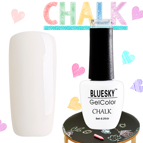 Гель-лак BlueSky Chalk #006, 8 мл светлый зеленовато-желтый