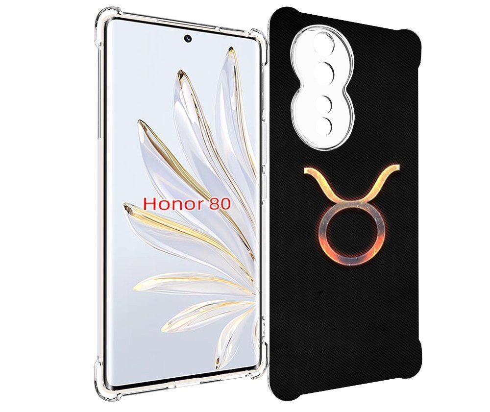 

Чехол MyPads знак зодиака телец 5 для Honor 80, Прозрачный, Tocco