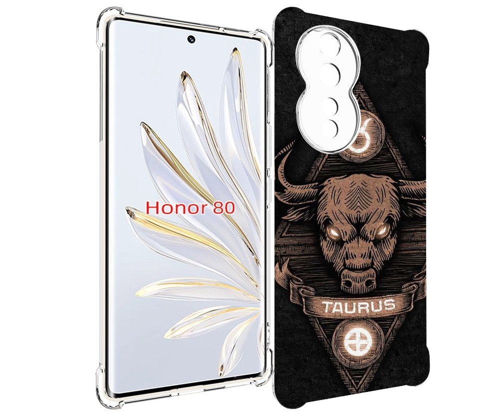 

Чехол MyPads знак зодиака телец 2 для Honor 80, Прозрачный, Tocco