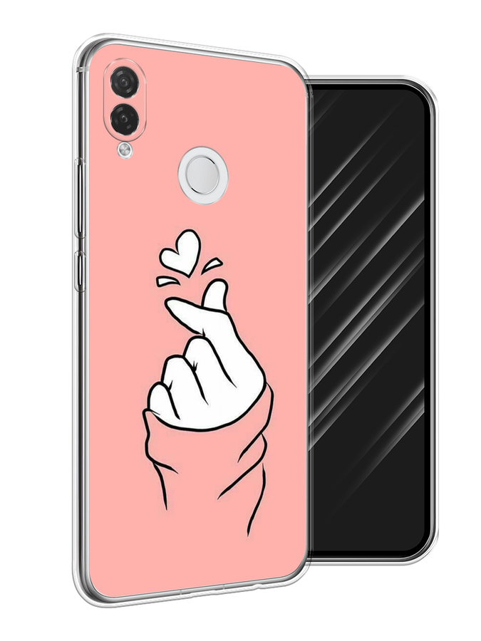 

Чехол Awog на Huawei P Smart Plus "Любовь-щелк", Оранжевый, 68250-7