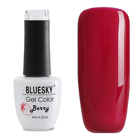 

Гель-лак BlueSky Berry #014, 8 мл красно-бордовый