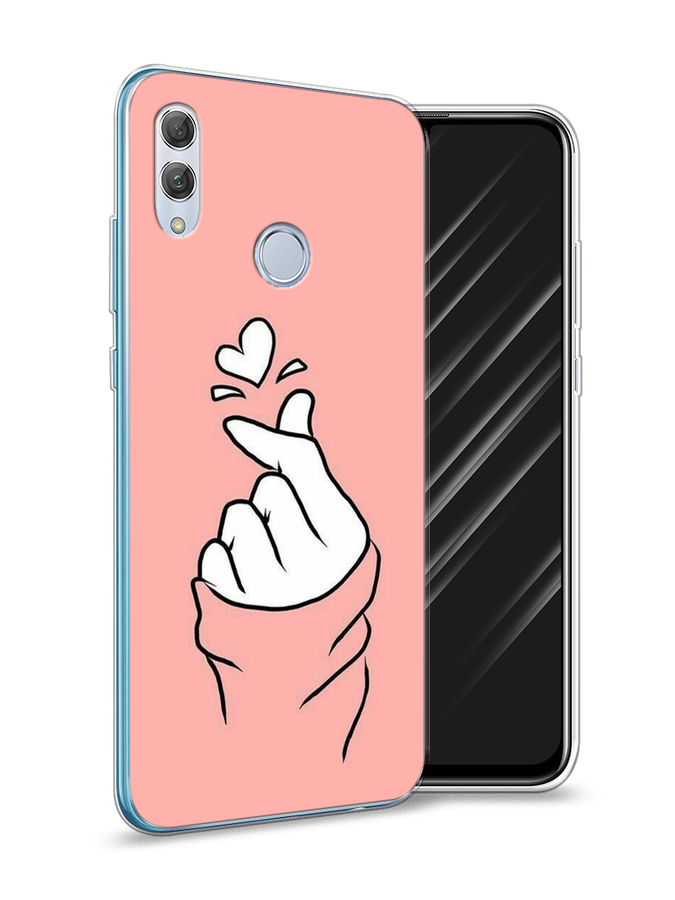 

Чехол Awog на Huawei P Smart 2019 "Любовь-щелк", Оранжевый, 67250-7
