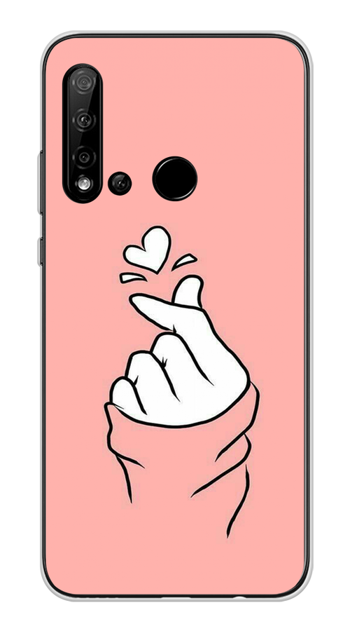 

Чехол Awog на Huawei Nova 5i "Любовь-щелк", Оранжевый, 69850-7