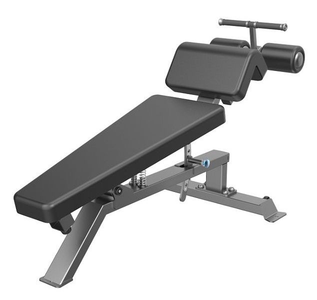 фото Скамья для пресса регулируемая (adjustable decline bench) dhz fitness