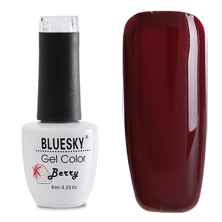 

Гель-лак BlueSky Berry #007, 8 мл темно-бордовый