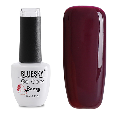 

Гель-лак BlueSky Berry #001, 8 мл темный сливовый