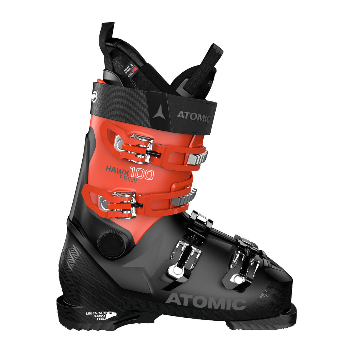 фото Горнолыжные ботинки atomic hawx prime 100 2021, black/red, 30-30,5 см