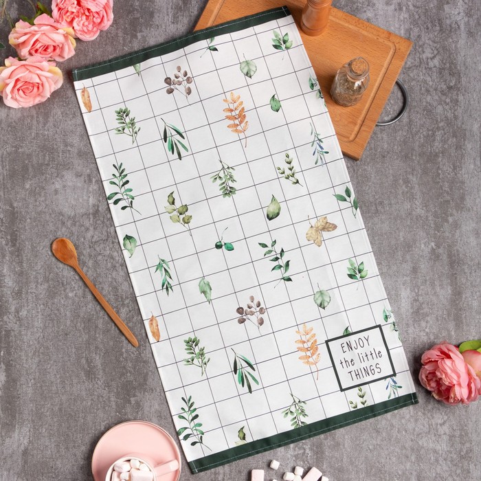

Полотенце "Этель" Flora 40х73 см, 100% хлопок, саржа 190 гр/м2, FLORA