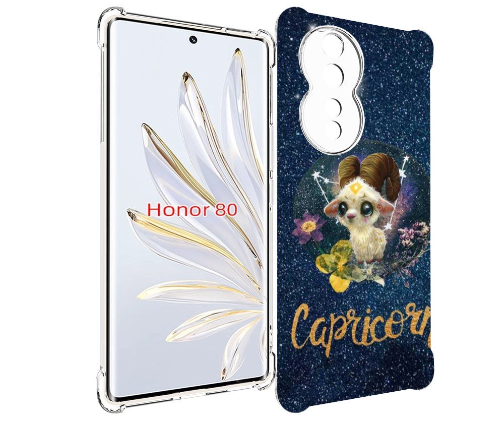 

Чехол MyPads знак зодиака козерог 3 для Honor 80, Прозрачный, Tocco