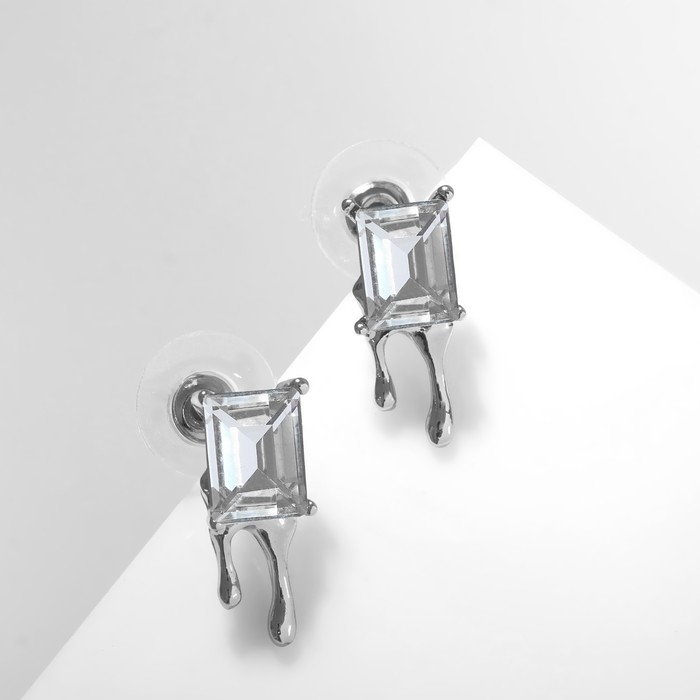

Серьги из металла Queen Fair 9321098, стекло, 9321098