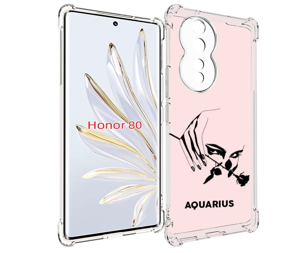 

Чехол MyPads знак зодиака водолеи 3 для Honor 80, Прозрачный, Tocco
