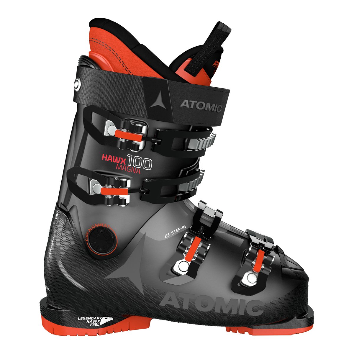 фото Горнолыжные ботинки atomic hawx magna 100 2021, black/anthracite/red, 28-28,5 см