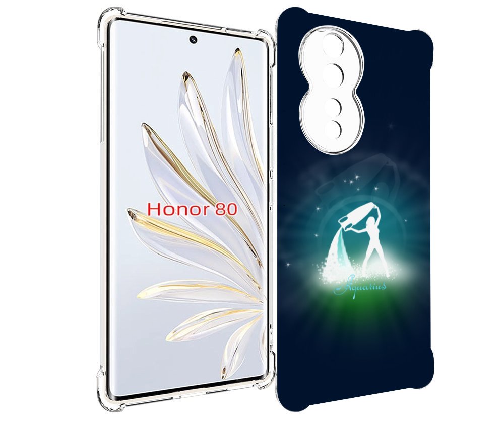 

Чехол MyPads знак зодиака водолеи 1 для Honor 80, Прозрачный, Tocco