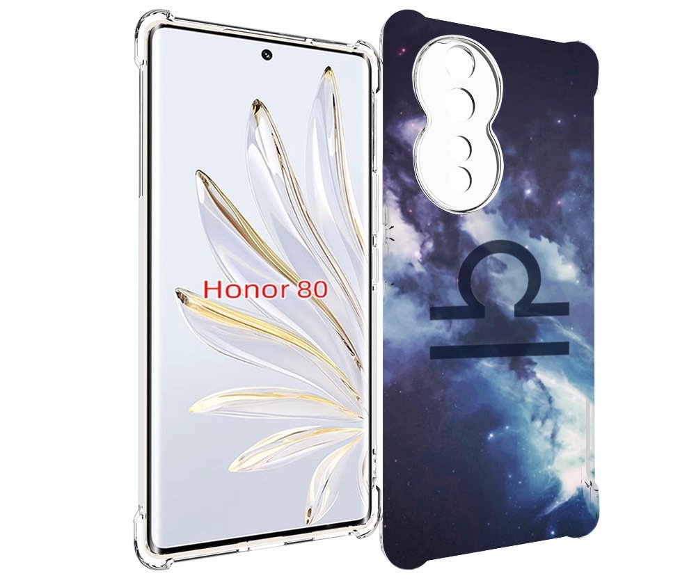 

Чехол MyPads знак зодиака весы 5 для Honor 80, Прозрачный, Tocco