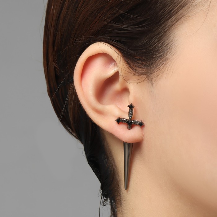 

Серьги из металла Queen Fair 9746989, стразы, 9746989