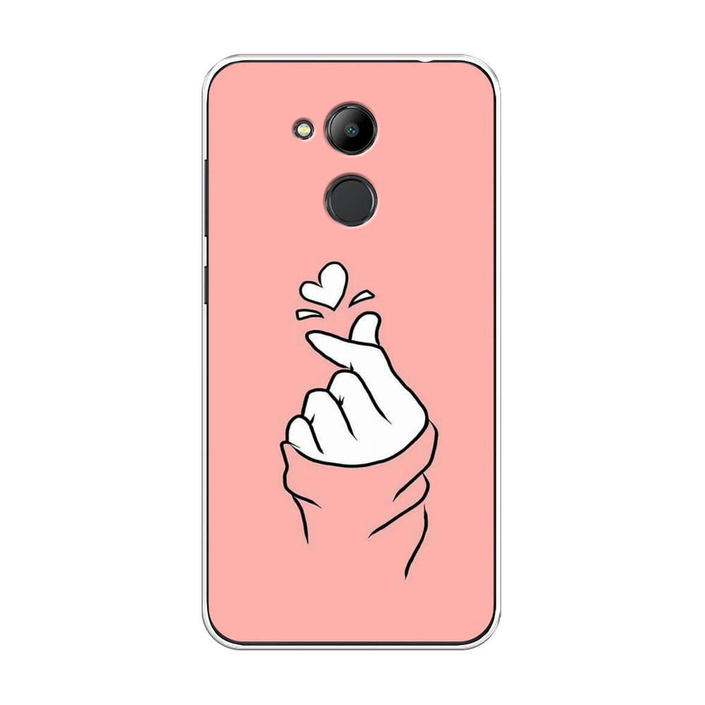 

Чехол Awog на Honor 6C Pro "Любовь-щелк", Оранжевый, 63850-7