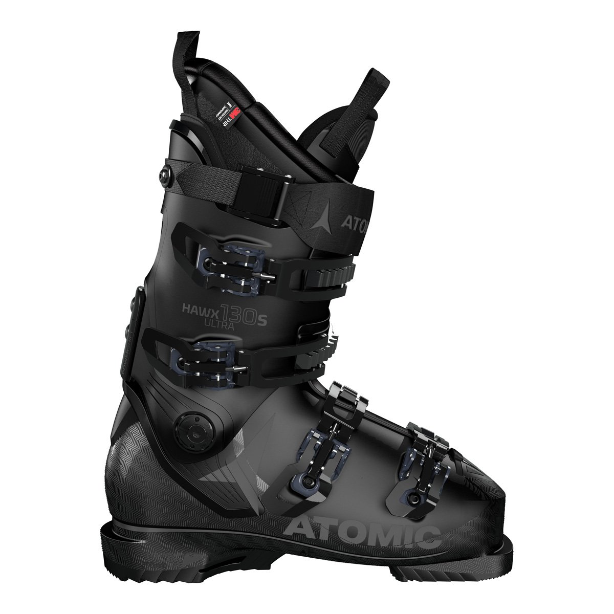 фото Горнолыжные ботинки atomic hawx ultra 130 s 2021, black/gunmetal, 25-25,5 см