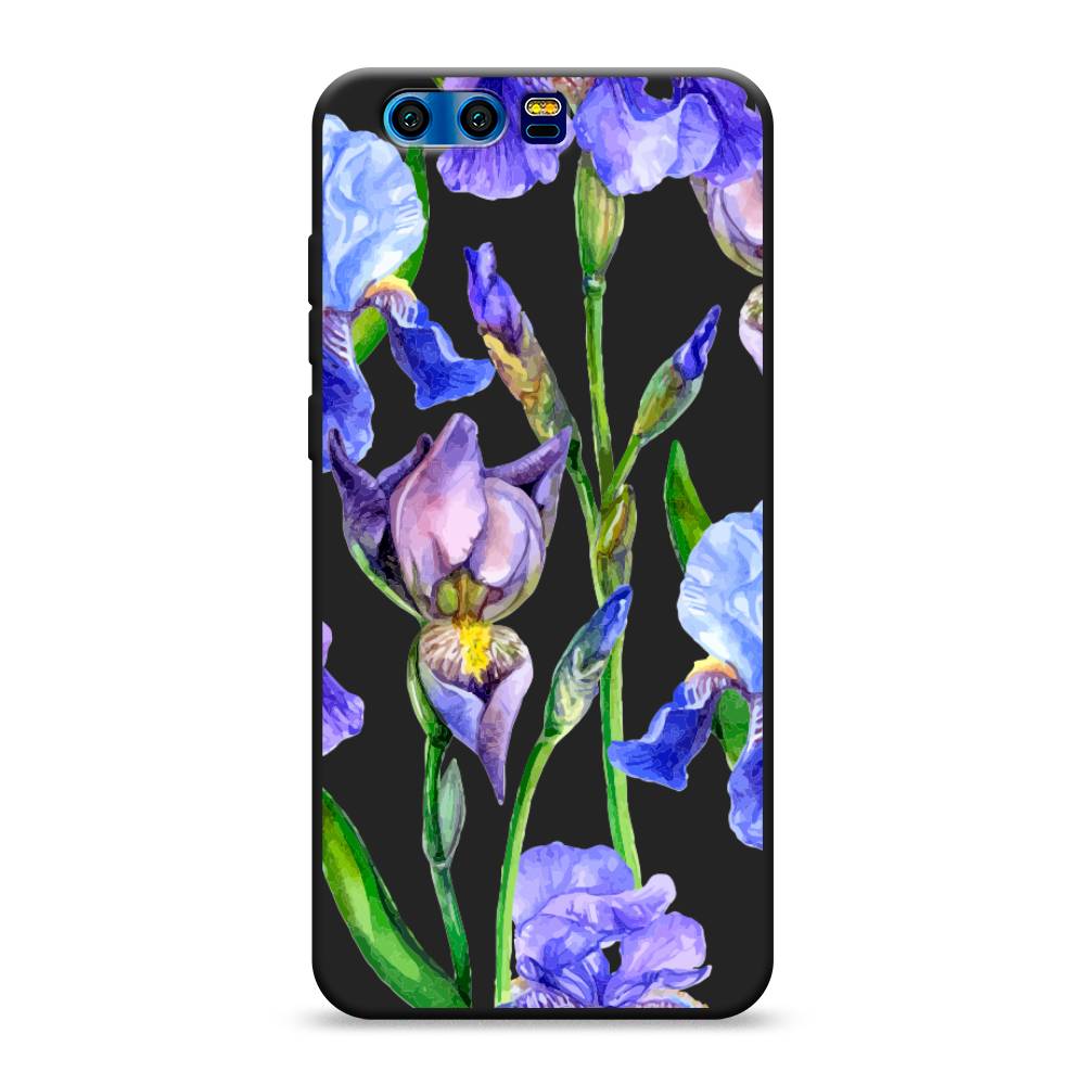 

Чехол Awog на Honor 9 "Синие ирисы", Разноцветный, 62452-1