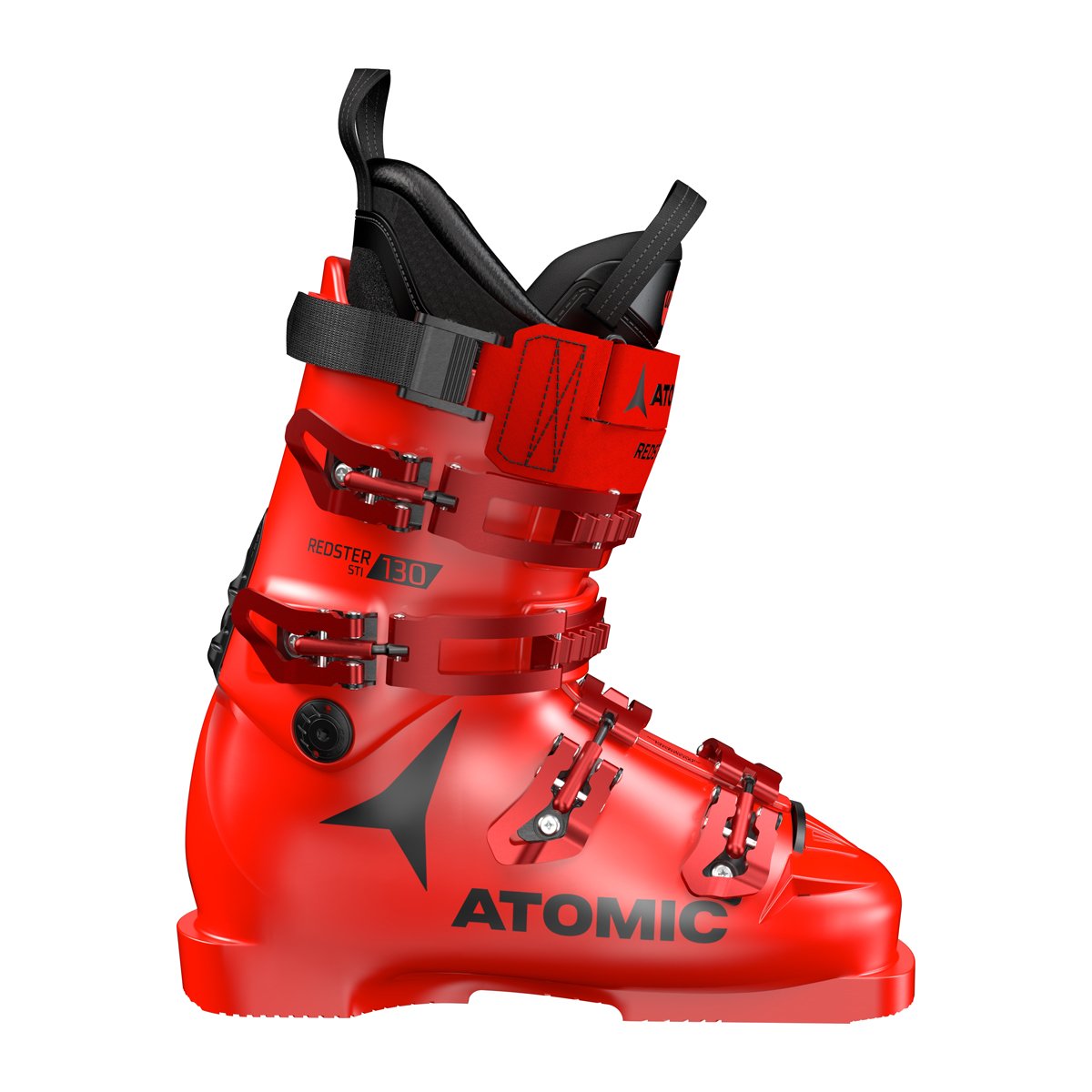 фото Горнолыжные ботинки atomic redster sti 130 2021, red/black, 24-24,5 см