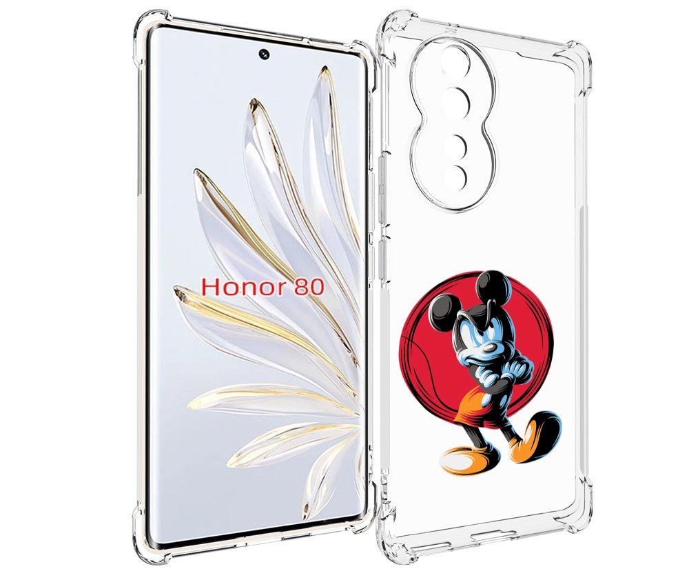 

Чехол MyPads злой-микки для Honor 80, Прозрачный, Tocco