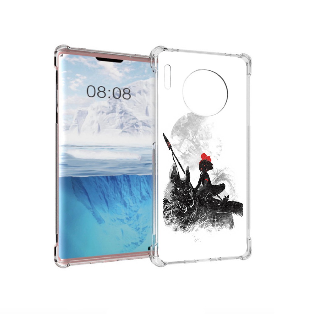 

Чехол MyPads Tocco для Huawei Mate 30 Pro мононоке, Прозрачный, Tocco