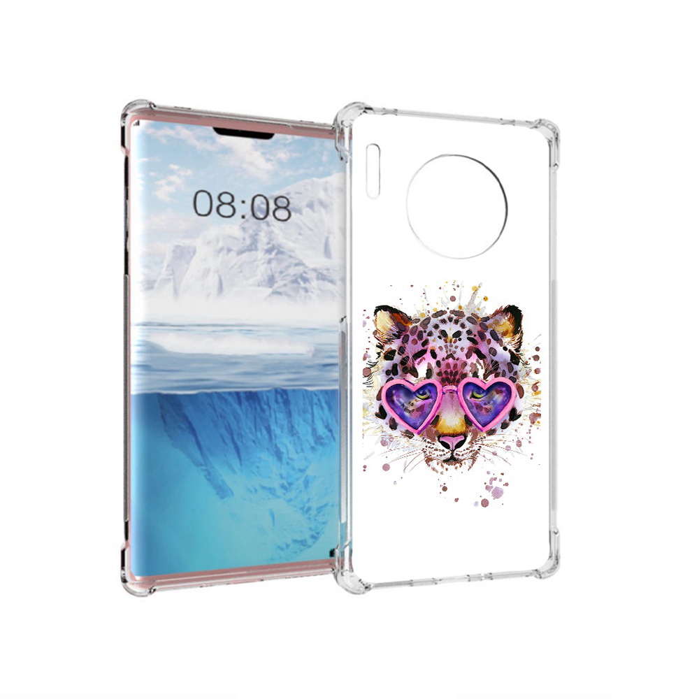 

Чехол MyPads Tocco для Huawei Mate 30 Pro модный леопард, Прозрачный, Tocco