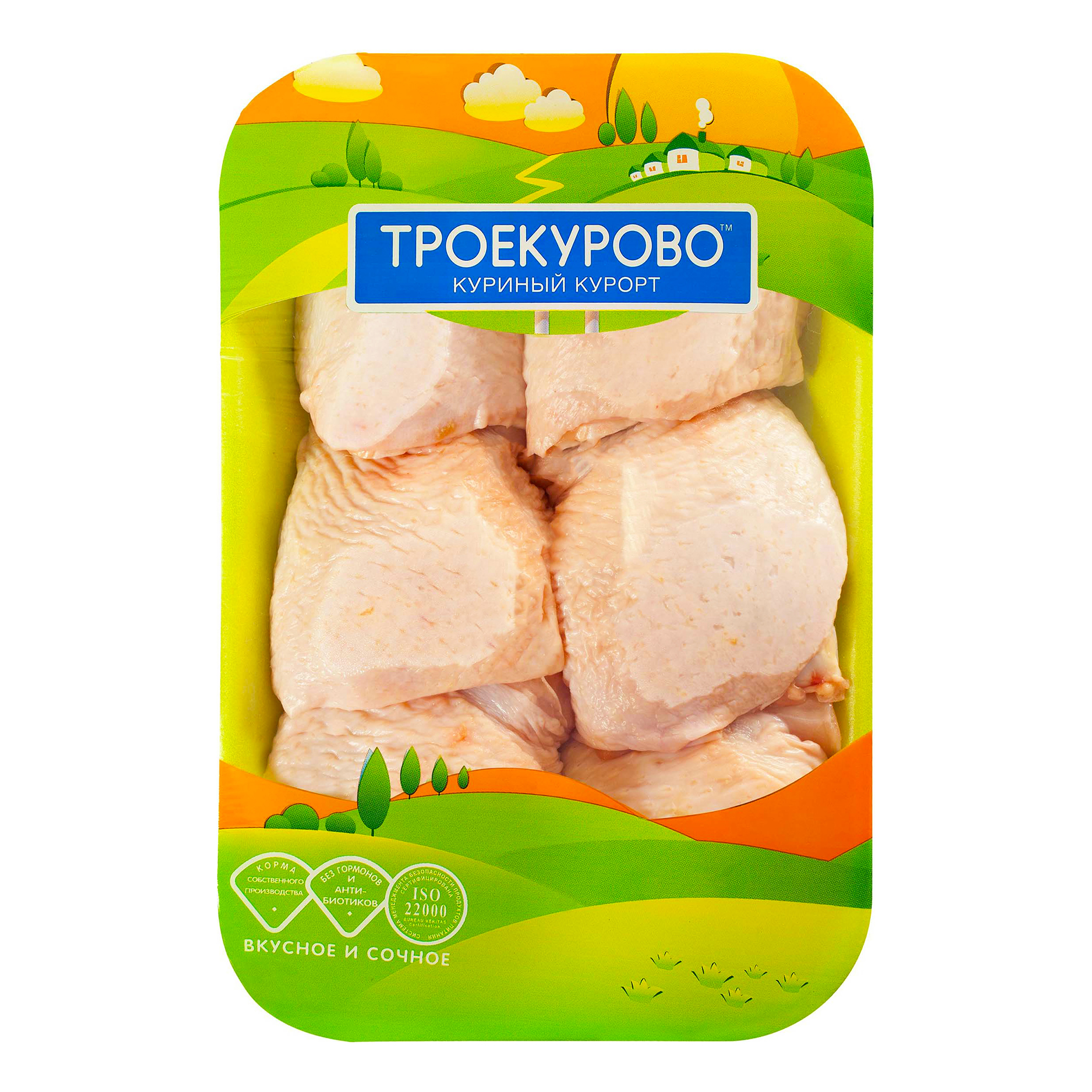

Бедро куриное на кости Троекурово охлажденное
