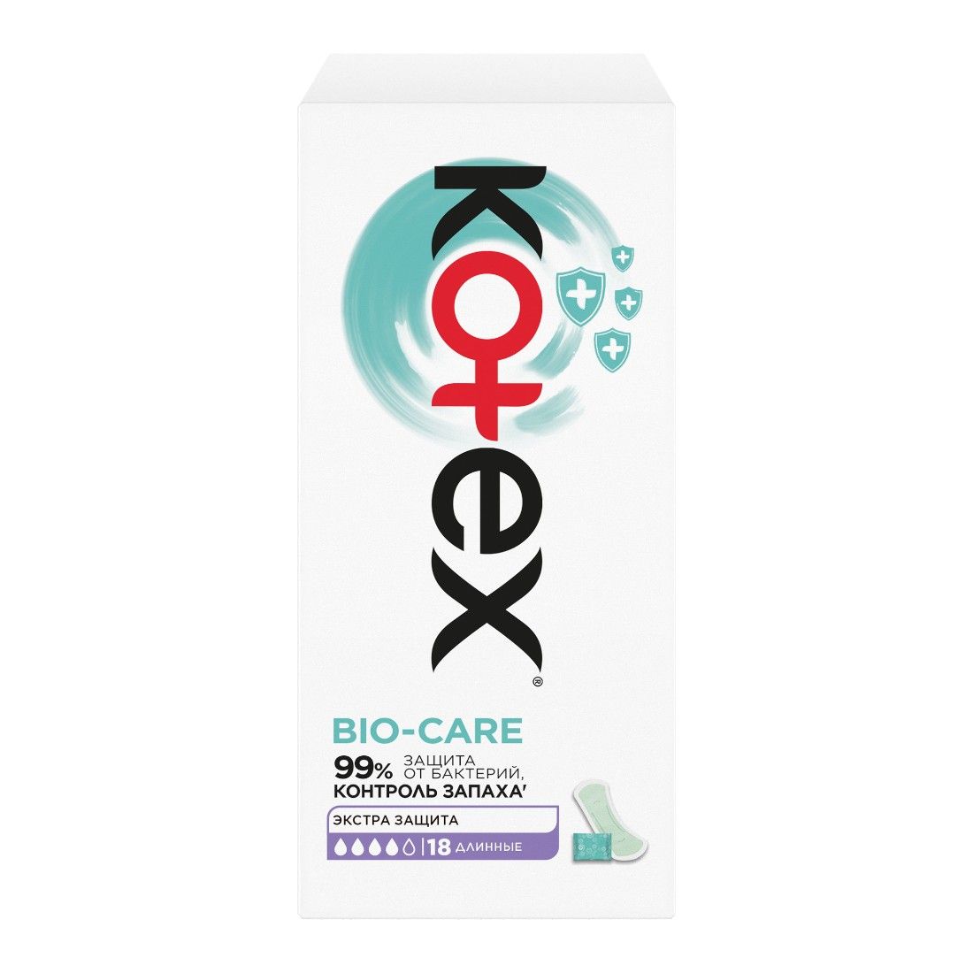 Прокладки ежедневные Kotex Bio-care 18 шт