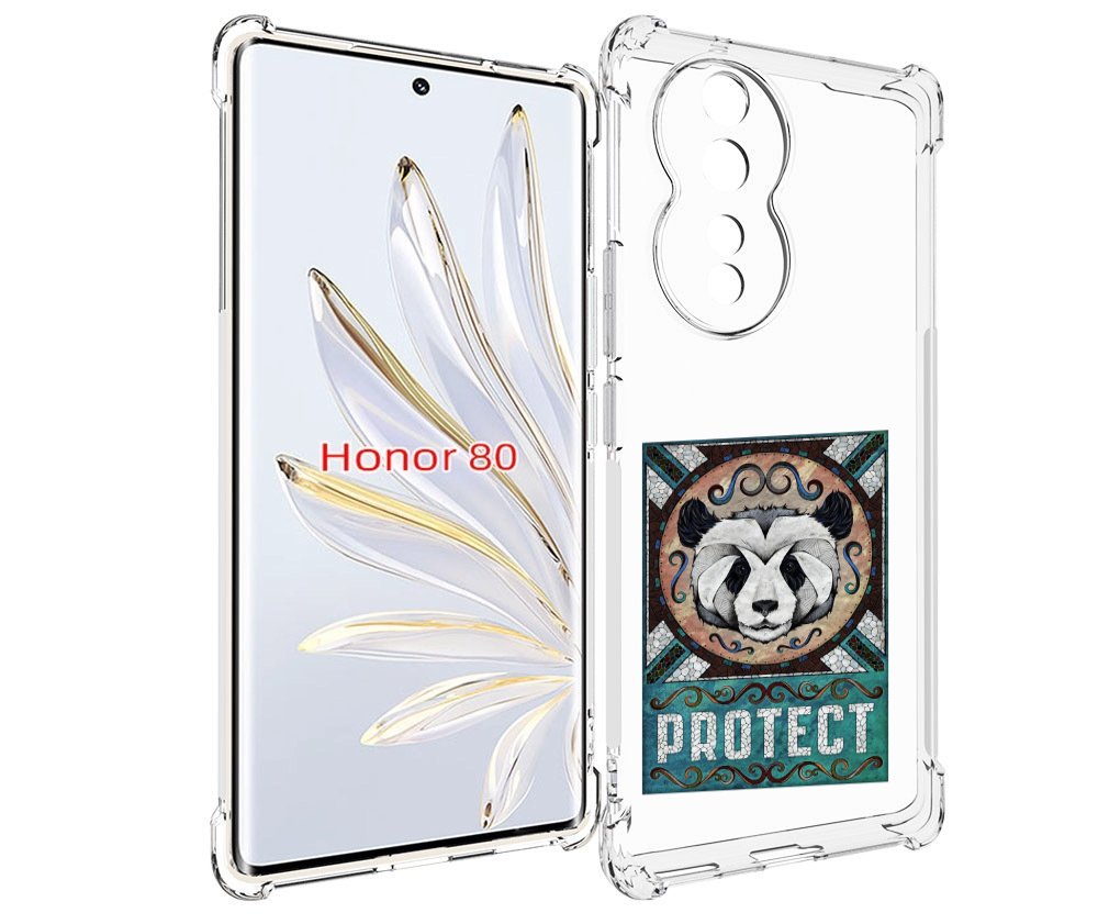 

Чехол MyPads защита панды для Honor 80, Прозрачный, Tocco
