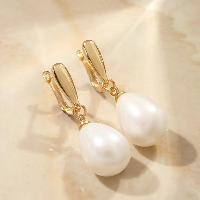 

Серьги из металла Queen Fair 6629684, жемчуг искусственный; пластик, 6629684