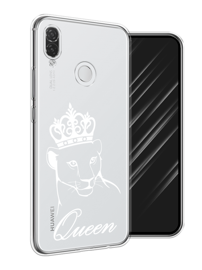 

Чехол Awog на Huawei P Smart Plus "Львица королева", Бежевый;прозрачный, 68250-7