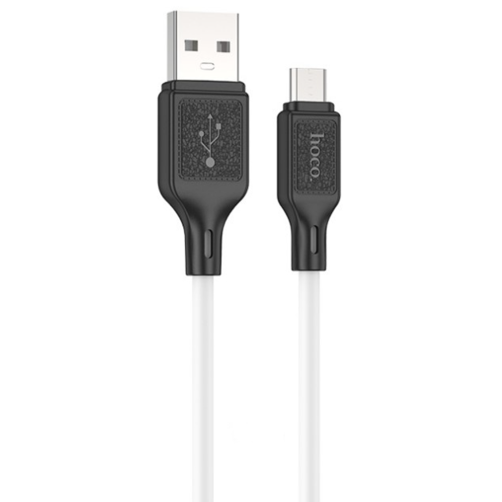 фото Кабель mini usb - usb hoco x90m 1 м белый