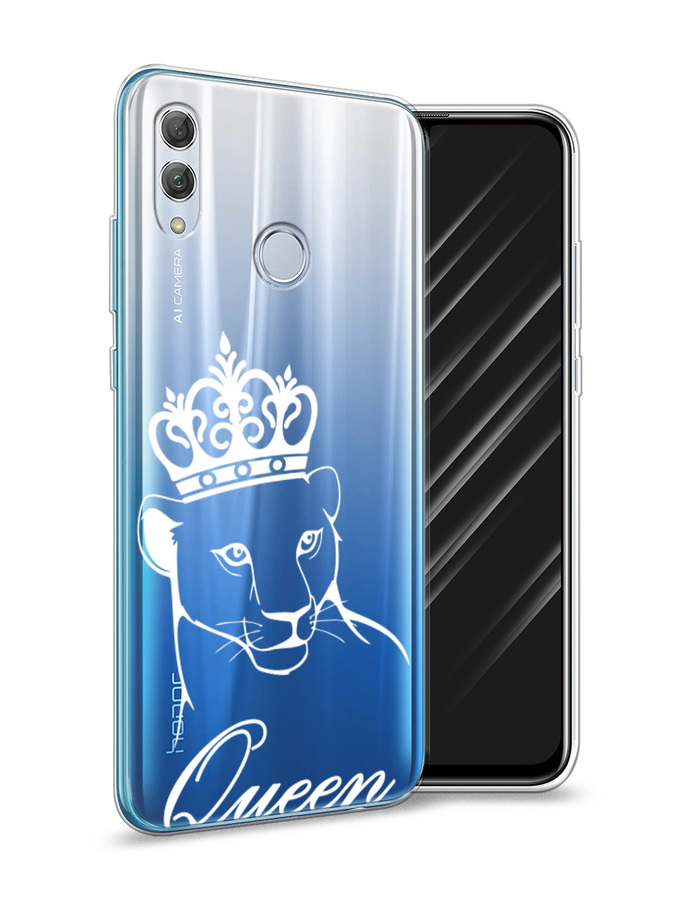 

Чехол Awog на Huawei P Smart 2019 "Львица королева", Бежевый;прозрачный, 67250-7