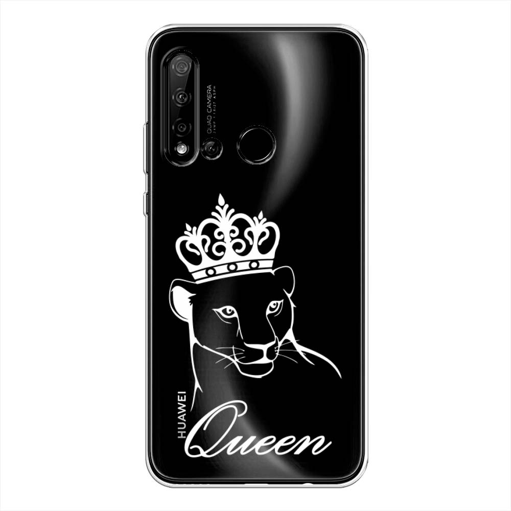 

Чехол Awog на Huawei Nova 5i "Львица королева", Бежевый;прозрачный, 69850-7