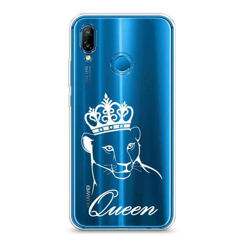 

Чехол Awog на Huawei Nova 3E "Львица королева", Бежевый;прозрачный, 65650-7