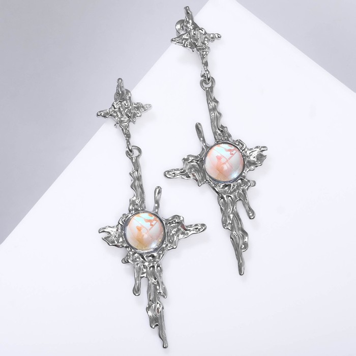 

Серьги из металла Queen Fair 9366329, камень искусственный, 9366329