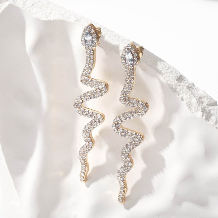 

Серьги из металла Queen Fair 7795794, стразы, 7795794