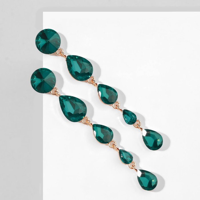

Серьги из металла Queen Fair 9691670, стекло, 9691670