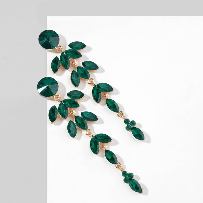 

Серьги из металла Queen Fair 9691681, стекло, 9691681