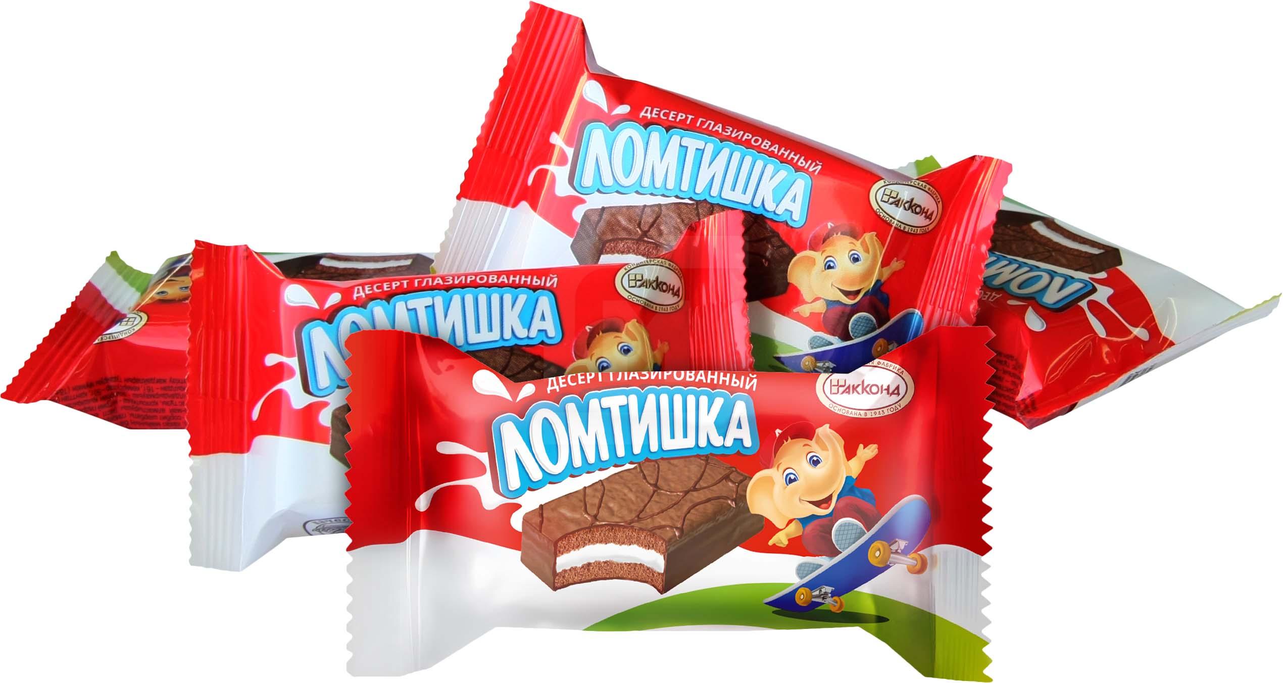 

Конфеты Акконд Ломтишка Десерт глазированный 200 г