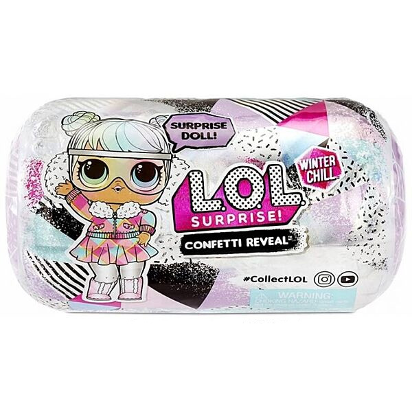 Кукла L.O.L. Surprise Winter Chill Confetti Doll - с 15 сюрпризами и конфетти, 576600 кукла l o l surprise omg winter chill icy gurl and brrr b b