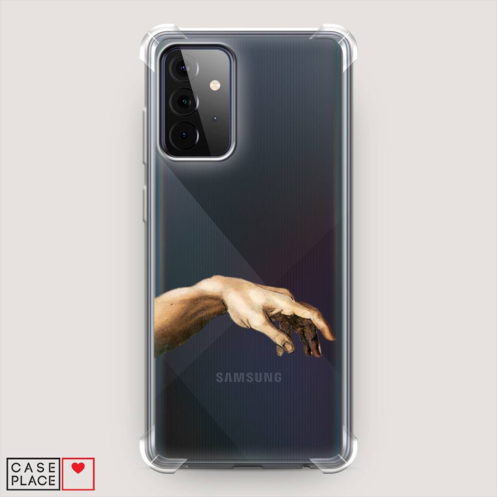 фото Противоударный силиконовый чехол "creazione di adamo 1" на samsung galaxy a72 awog