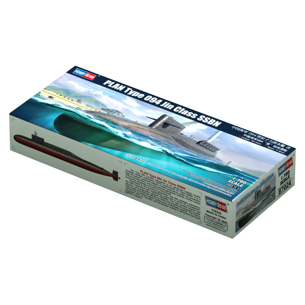 

Сборная модель HobbyBoss Подводная лодка PLAN Type 094 Jin Class SSBN 87024