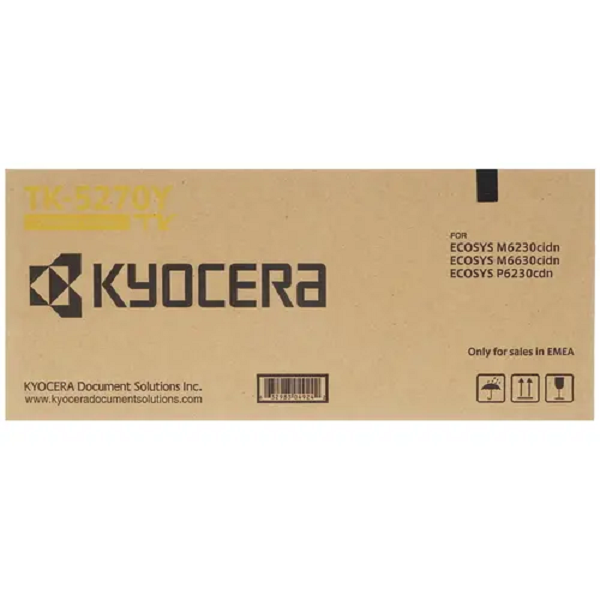 

Тонер-картридж для лазерного принтера Kyocera (1T02TVANL0) желтый, оригинальный