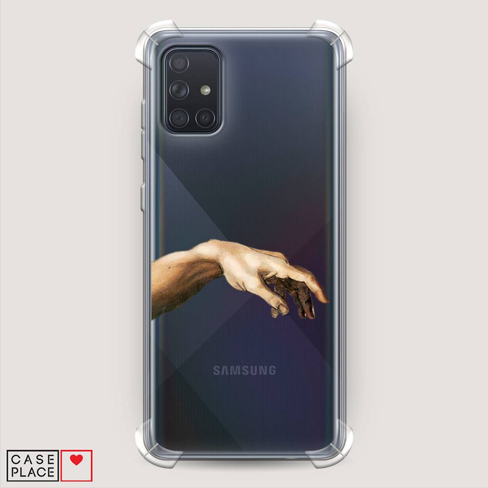 фото Противоударный силиконовый чехол "creazione di adamo 1" на samsung galaxy a71 awog