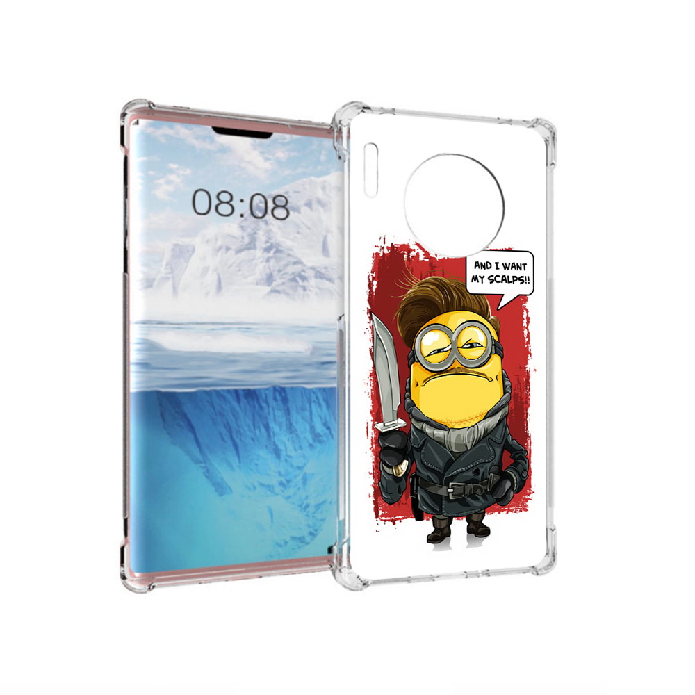 

Чехол MyPads Tocco для Huawei Mate 30 Pro миньон убийца, Прозрачный, Tocco