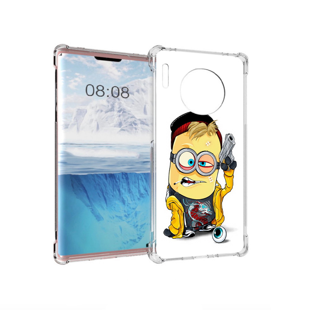 

Чехол MyPads Tocco для Huawei Mate 30 Pro миньон бандит, Прозрачный, Tocco