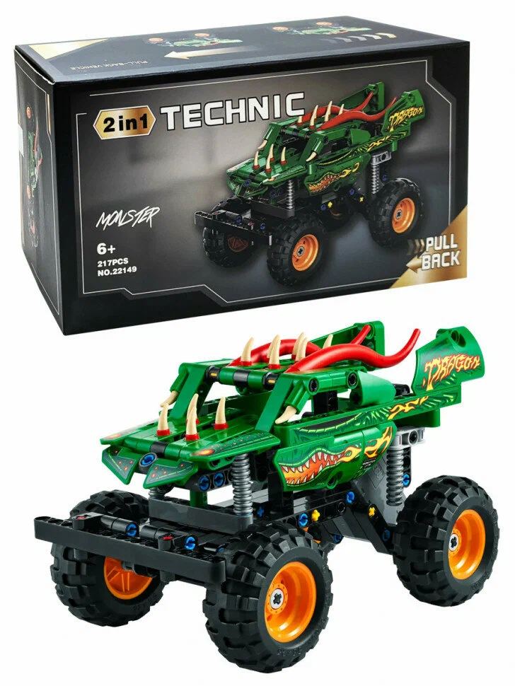 

Конструктор Bela 22149 Техника Monster Jam Дракон 217 деталей