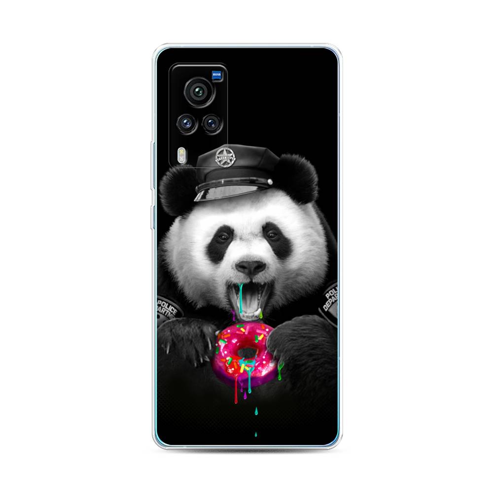 

Чехол Awog на Vivo X60 Pro "Панда police", Разноцветный, 263850-2