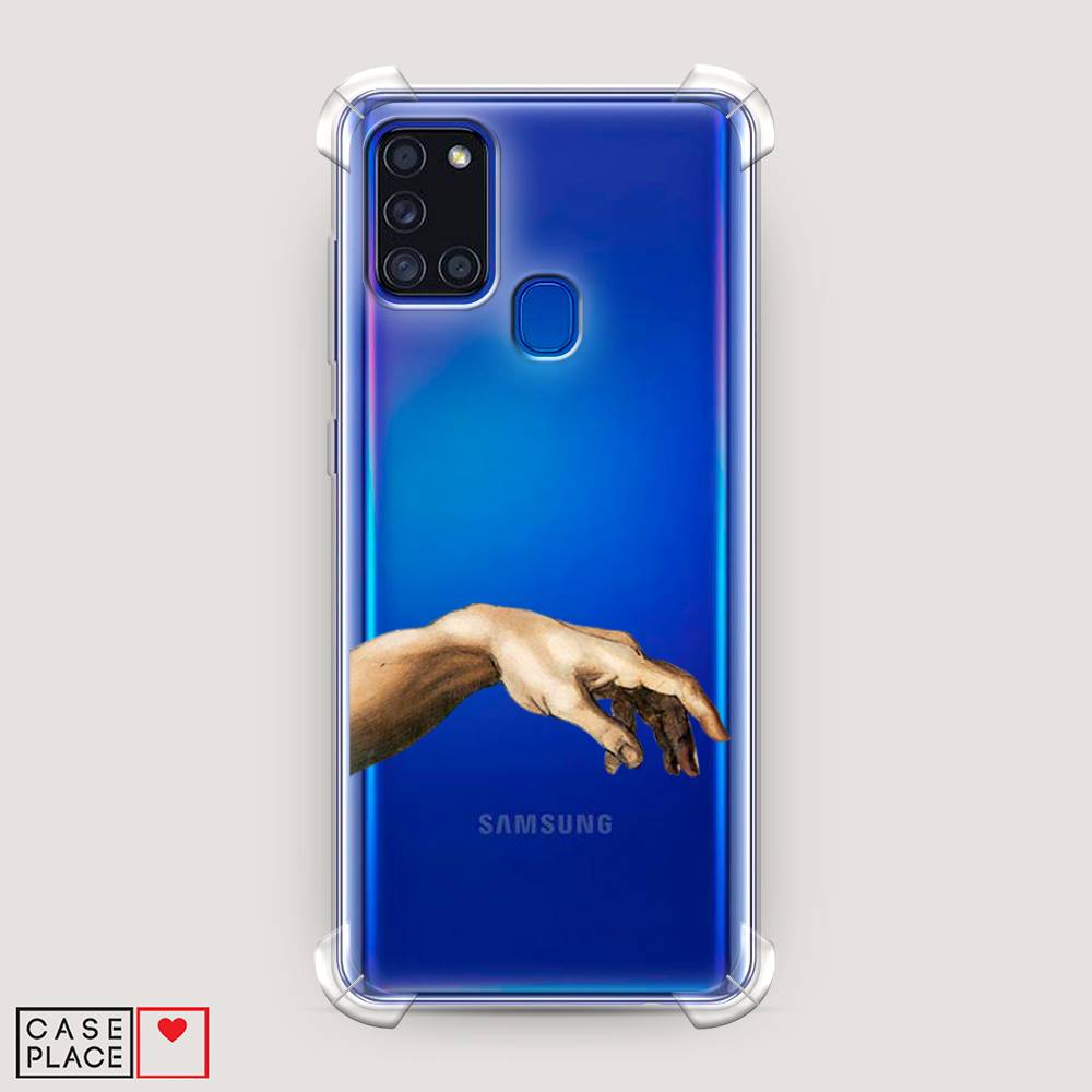 фото Противоударный силиконовый чехол "creazione di adamo 1" на samsung galaxy a21s awog